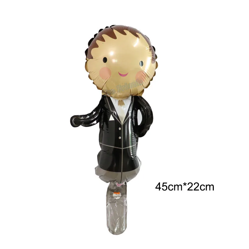 MN006B04 1 шт., 76*45 см, воздушные шары из фольги для невесты, жениха, свадьбы, для мальчиков и девочек, гелиевые шары для любви, вечерние игрушки на День святого Валентина - Цвет: MN006B04