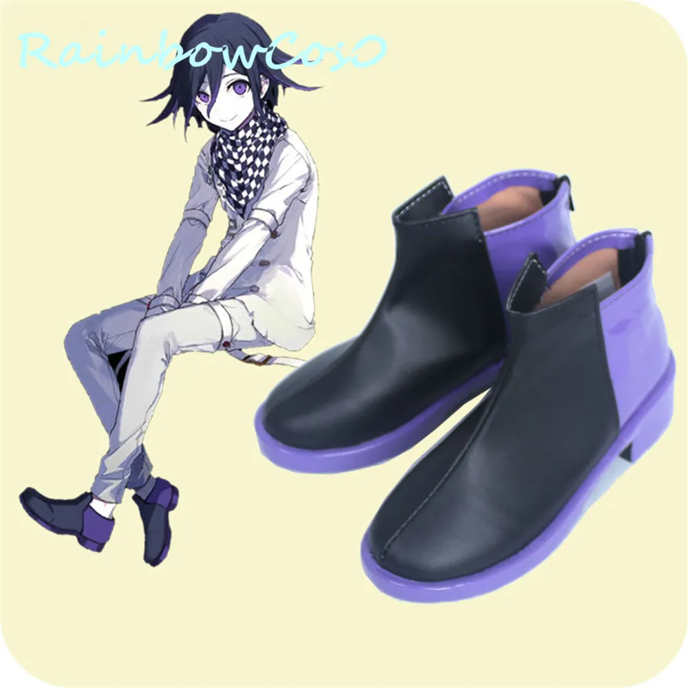 RainbowCos0 Обувь для косплея Danganronpa V3: Killing Harmony Ouma Kokichi Сапоги Реквизит Игра Аниме