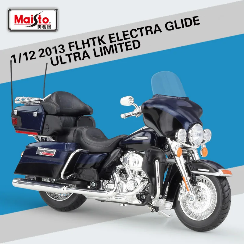 1:12 Maisto 2013 FLUTK ELECTRA GLIDE ULTRA LIMITED Литая модель мотоцикла металлическая игрушка для