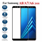 9H Защитное стекло для Samsung A8, закаленное стекло для Galaxy A6 A8 Plus A7 SamsungA8 2018, Защитное стекло для экрана, полное покрытие