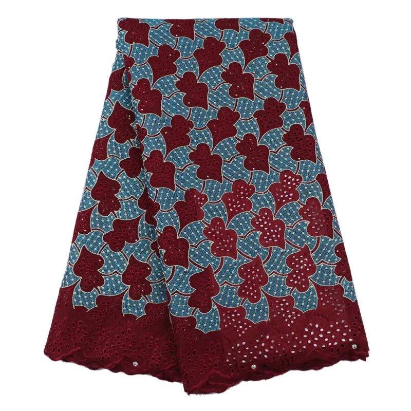 African Dry Lace Fabric 2018 High Quality For Men or Woman 100%Cotton Stones Swiss Voile In Switzerland Clothes | Дом и сад