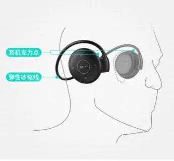 Picun T6 спортивные bluetooth наушники вкладыши уши Водонепроницаемый Mp3 карты радио Шум