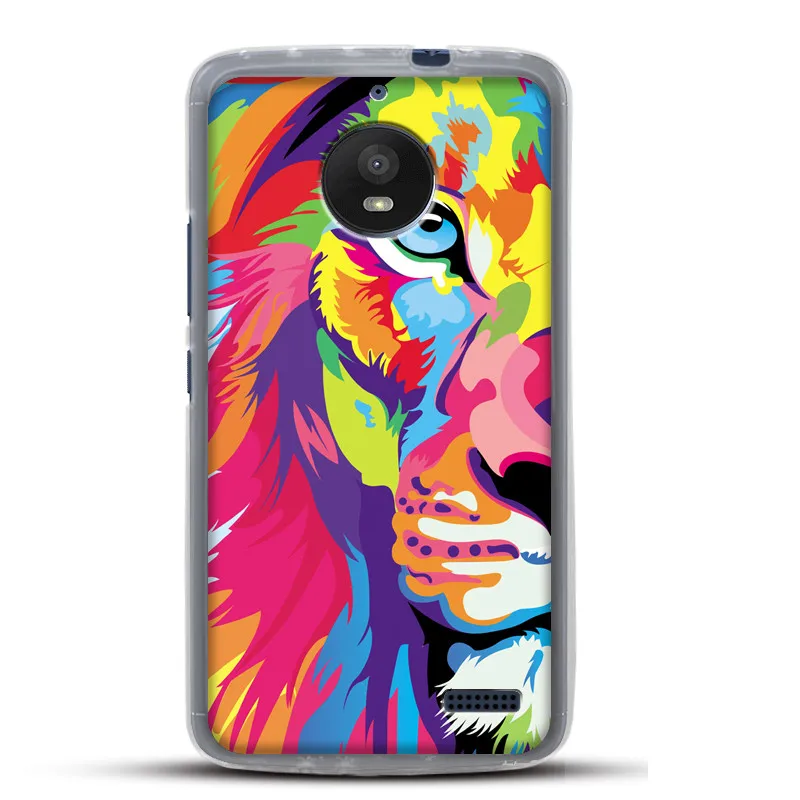 Soft Silicone Phone Cover Case For Motorola Moto E4 Plus XT1770 XT1773 E 4th Gen Europe Versions Painted TPU Bag |