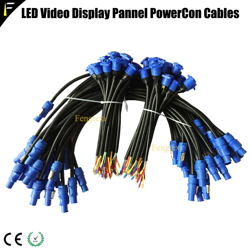 20 шт. Светодиодная панель для видеосъемки PowerCon кабель подключения к питанию