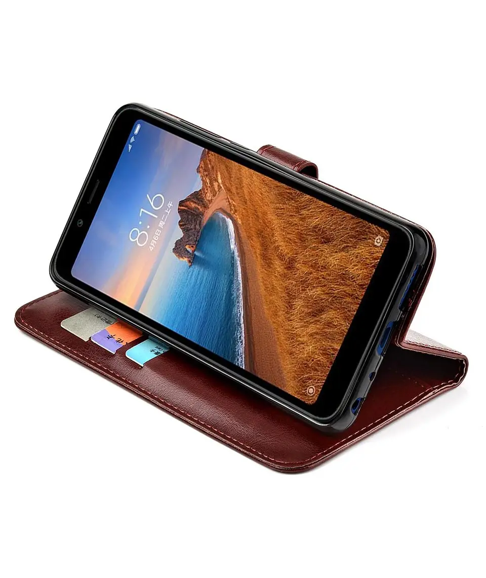 Кожаный чехол-книжка для Xiaomi Redmi 7A 7 A, чехол-накладка на заднюю панель, чехол для телефона Xiaomi Redmi 7 7A note 7 Pro