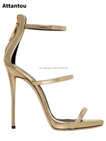 women sandals summer high heels sandal gold heels sandals women concise patent leather party dress shoes woman