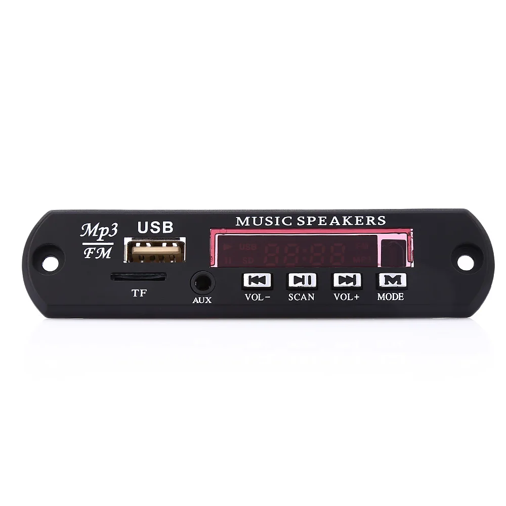 Автомобильный цифровой светодиодный 12 V MP3 плеер декодер доска Панель Поддержка FM