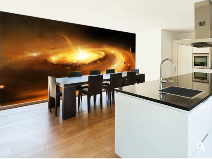 Потолочные обои на заказ Современные Настенные 3D Вселенная Космос Звезда