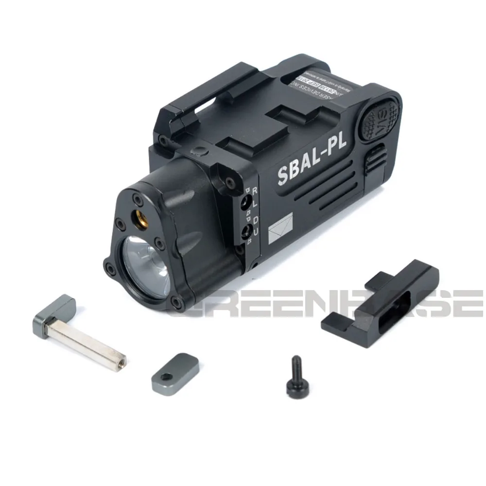 Greenbase CNC алюминиевый SBAL-PL охотничий фонарик красный лазер и светодиодный фонарь для оружия постоянный мгновенный стробоскоп фонарик для пистолета
