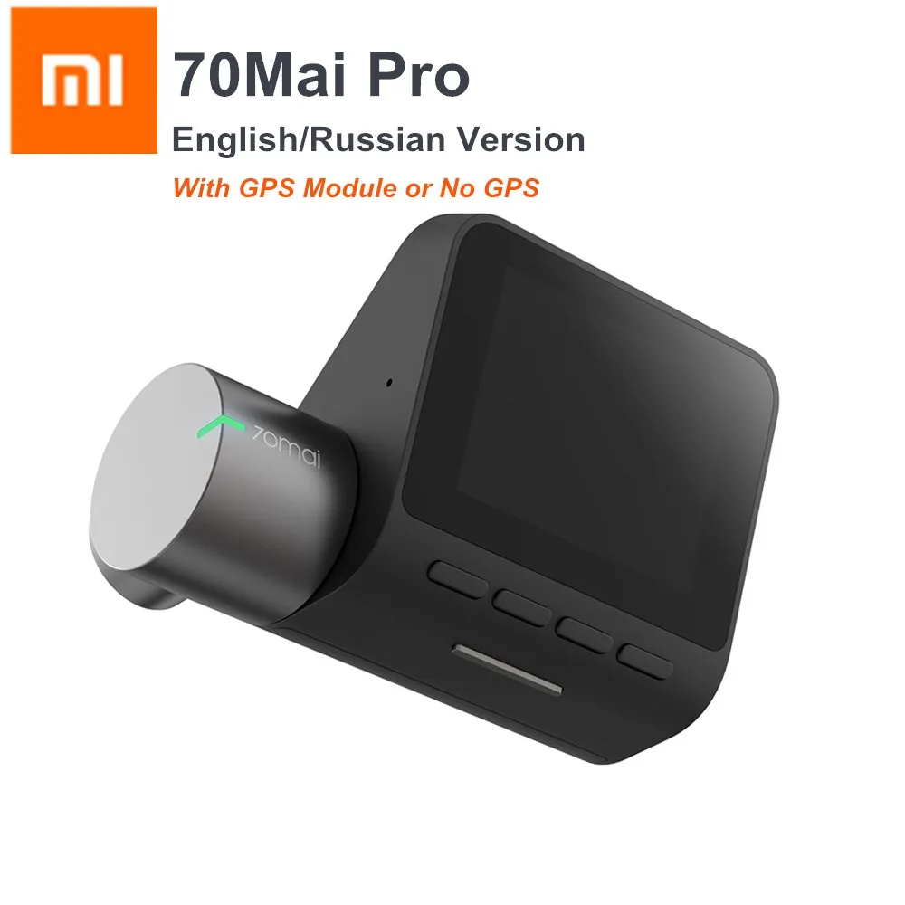 Xiaomi 70mai Pro Car Dash Cam 1944P GPS ADAS DVR 140 градусов FOV ночная версия Голосовое управление