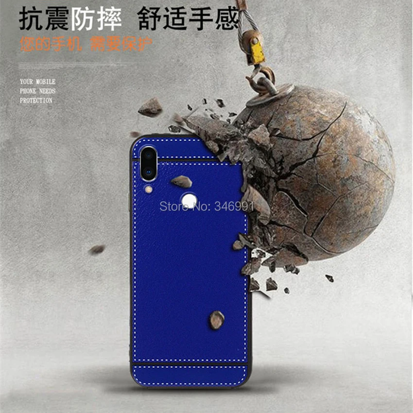 Note 9 чехол для телефона для Meizu Note 9 кожаный чехол 6,2 дюймов деловой мягкий черный силиконовый чехол для Meizu Note 9 Coque