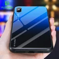FLOVEME чехол из закаленного стекла для телефона для iPhone X 10, 0,7 мм защитный чехол для мобильного телефона чехол s для iPhone 7 8 Plus 6 6s XS Max XR