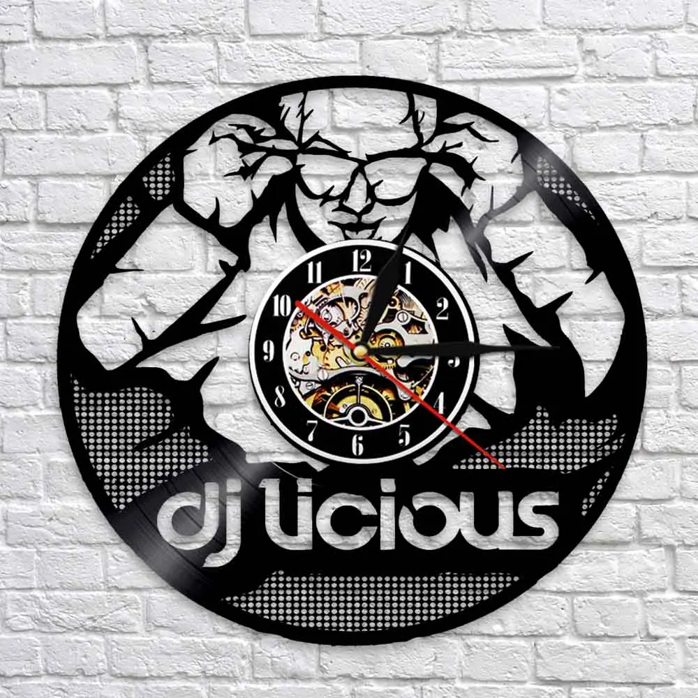 Настенные часы DJ Licious Silhouette современный дизайн художественные настенные