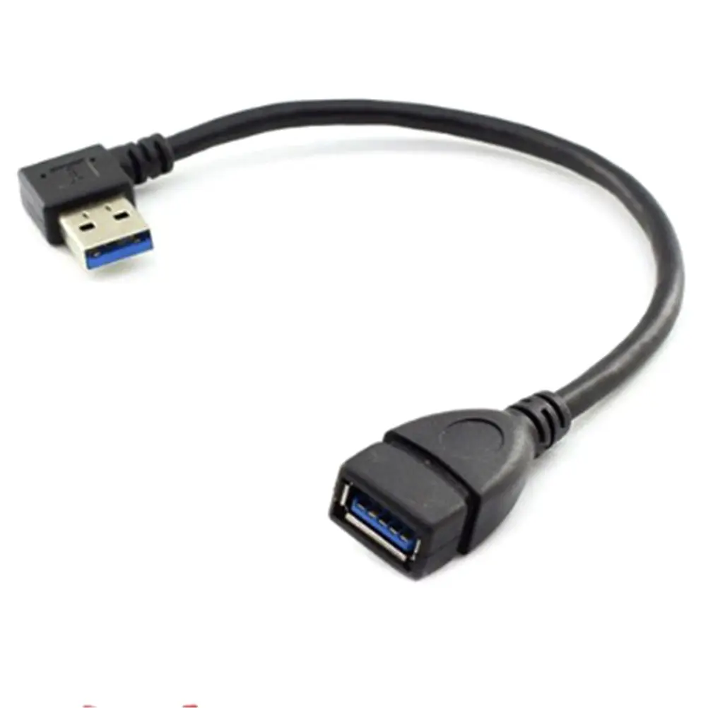 Удлинитель USB 3 0 правый/левый вверх/вниз угол 90 градусов удлинитель адаптер Папа