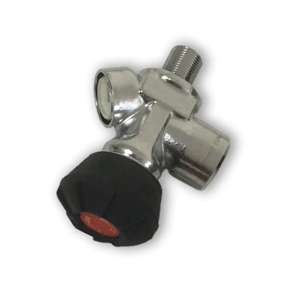 AC931 Pcp Gauge Valve 30Mpa 4500Psi Hpa Carbon Fiber Cylinder Air Tank Valve Gas Cylinder Valve For Scuba Diving Equipment