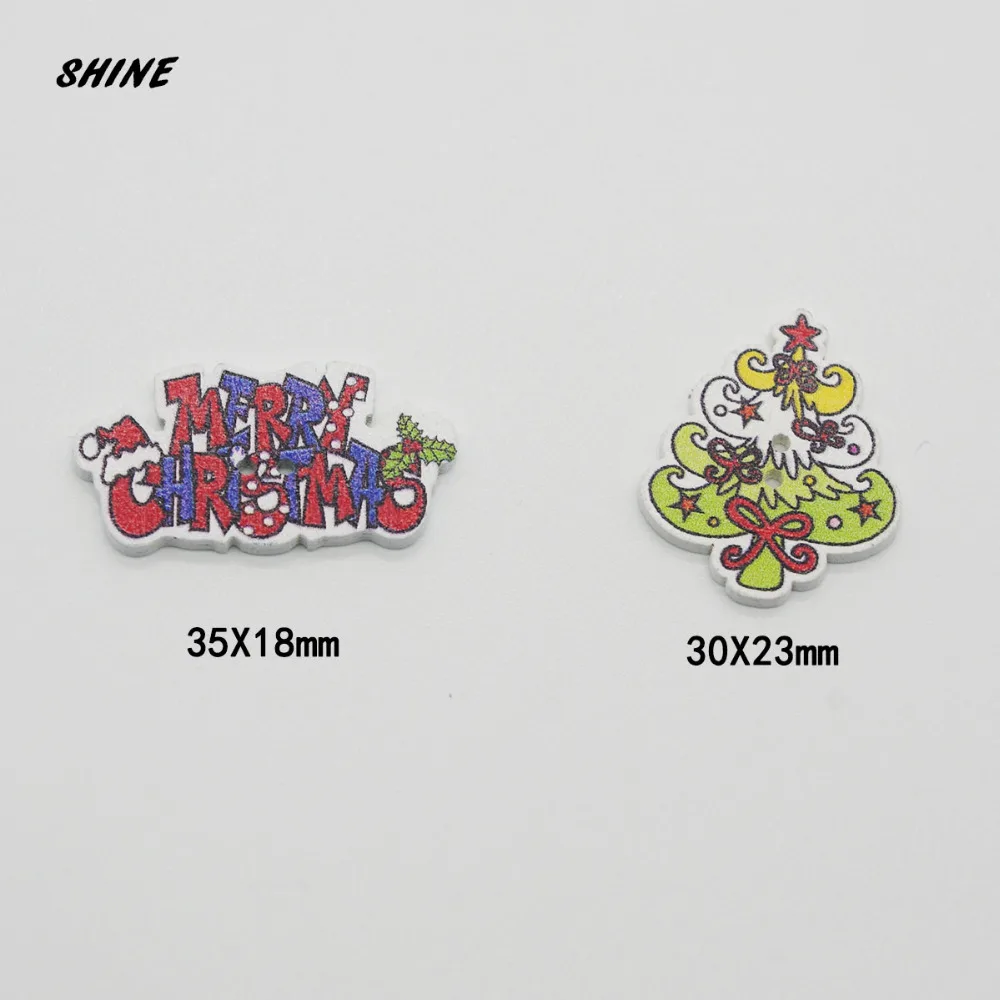24 шт. деревянные пуговицы с двумя отверстиями|costura botones|sewing buttonsbuttons scrapbooking |