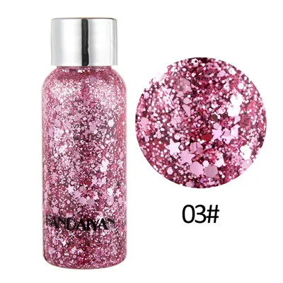 HANDAIYAN Eyes Sequins Glitter Powder Party Makeup Shining Sequined Face Eyes Lip Body Hair Glitter Flash Nails Cosmetic - Цвет: 3