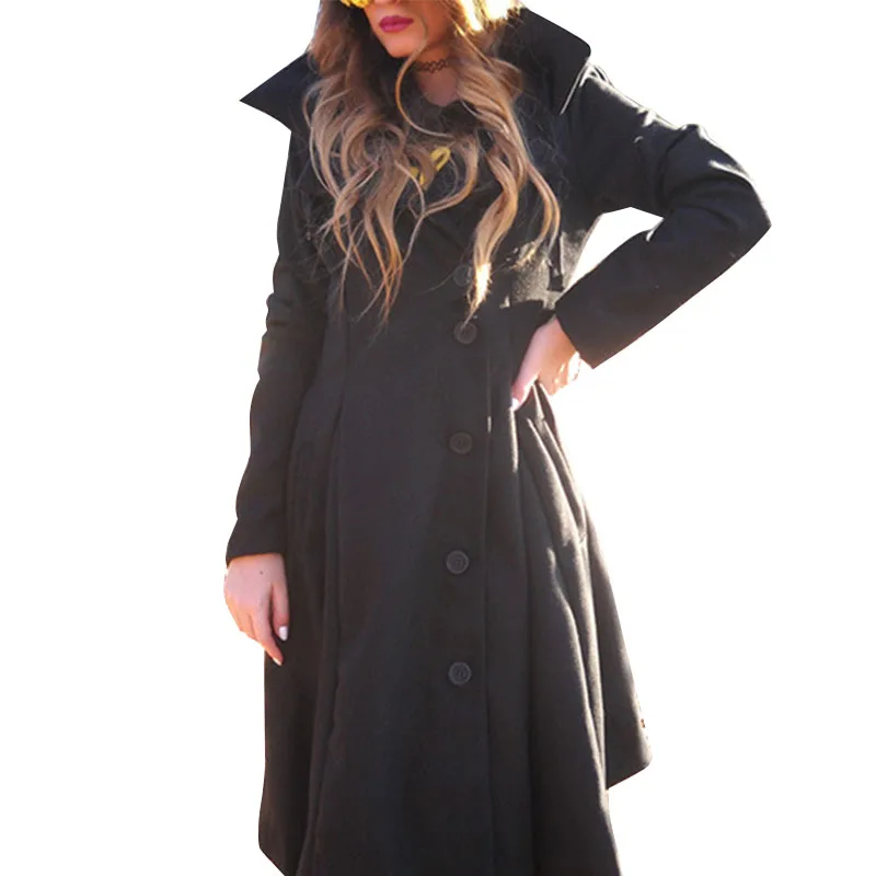 2017 autumn and winter fashion new women's Europe the United States hot sales irregular hem double-sided fabric coat | Женская