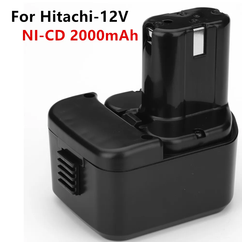 12 в 2000 мАч Ni-CD запасные аккумуляторы для электроинструментов для Hitachi EB1214S 12 В EB1220BL EB1212S WR12DMR CD4D DH15DV C5D DS 12DVF3