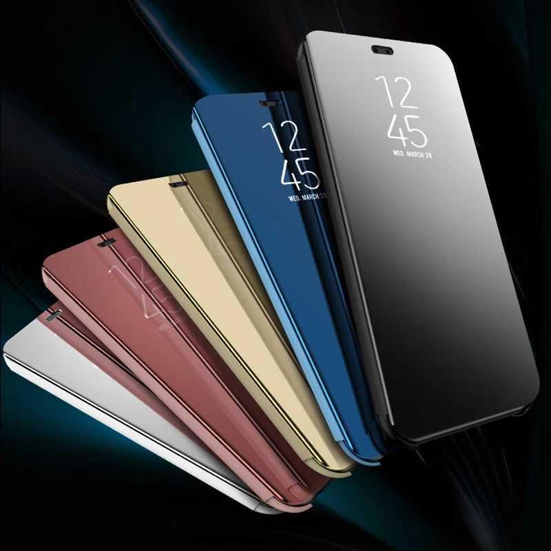 Прозрачные зеркальные Чехлы для телефона Xiaomi 5C F1 Max Mix 2 3 5X 6X 9 8 SE Lite Redmi Note 6 7 5 Pro Plus S2