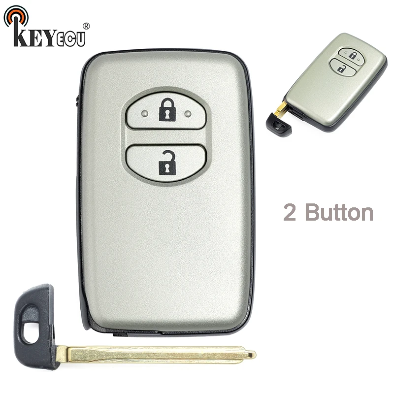 Запасной пульт дистанционного управления KEYECU для Toyota Prius Land Cruiser Avalon Prado корпус