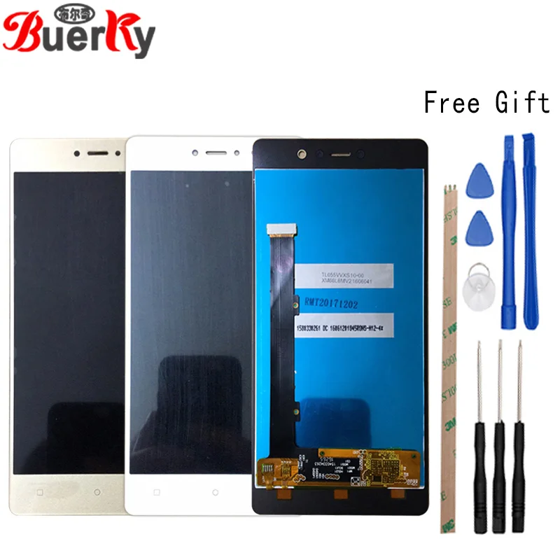 BKparts 100% протестированный 5 &quotдля BLU VIVO 5R V0090UU ЖК-дисплей сенсорный экран стекло