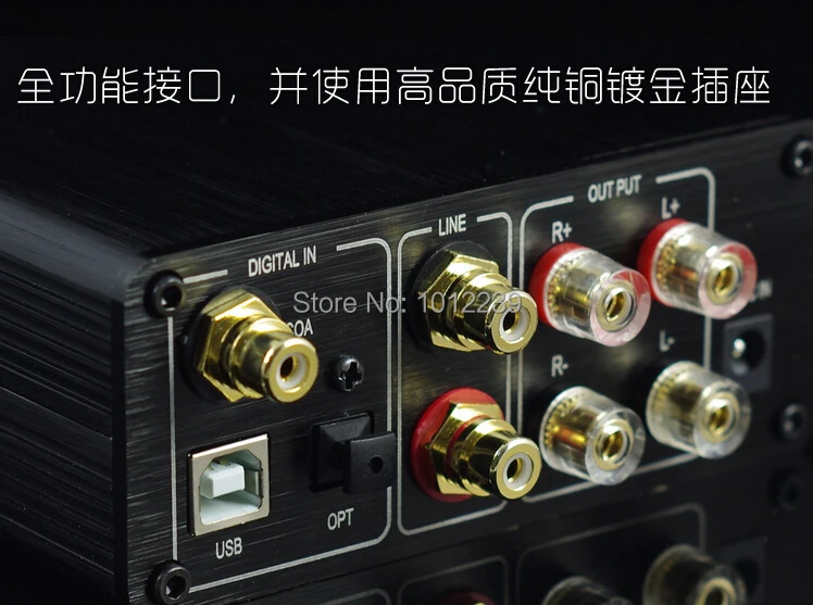 25 Вт + DA 302 TA2020 цифровой усилитель DAC декодер 24 бит/192 кГц USB звуковая карта|dac