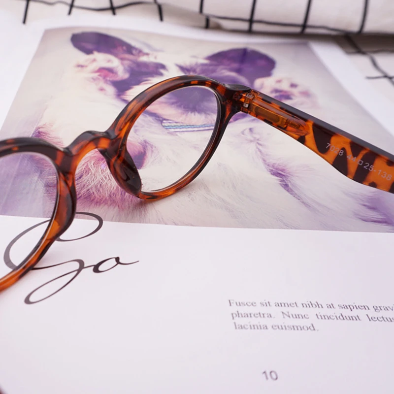 Очки для чтения в круглой оправе L3 мужчин и женщин аксессуар стиле ретро с