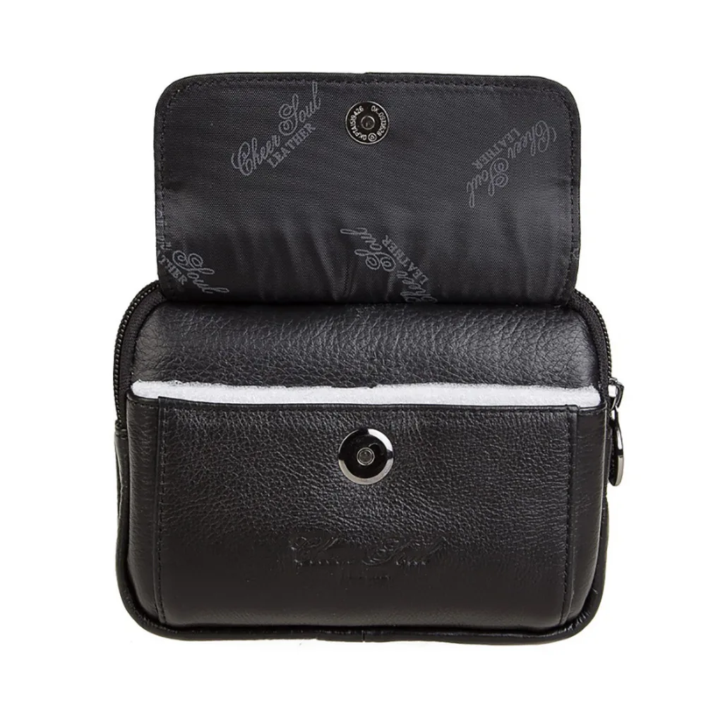 Поясная Сумка из натуральной кожи для мужчин 5 3 дюйма|leather waist packs|fashion packswaist pack |