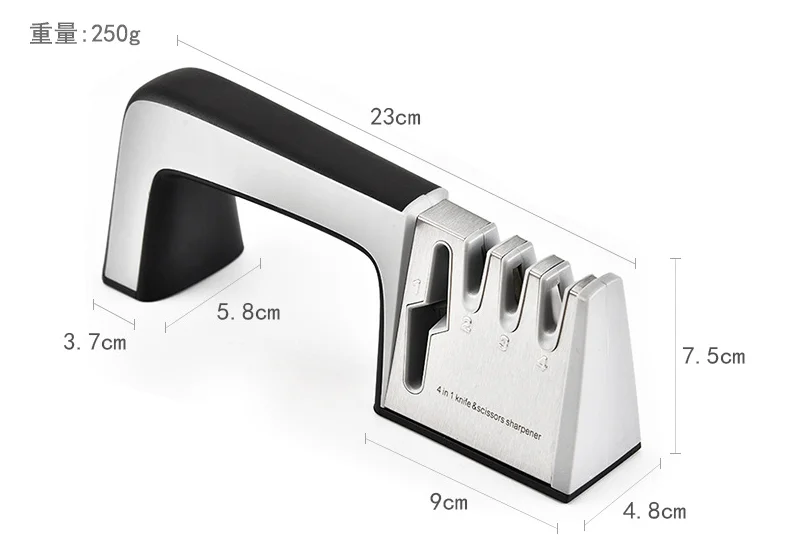 

HADELI Quick Knife Sharpener Grinding Knife Sharpener Kitchen Gadgets Hand-held sharp knife tool Angle grinder