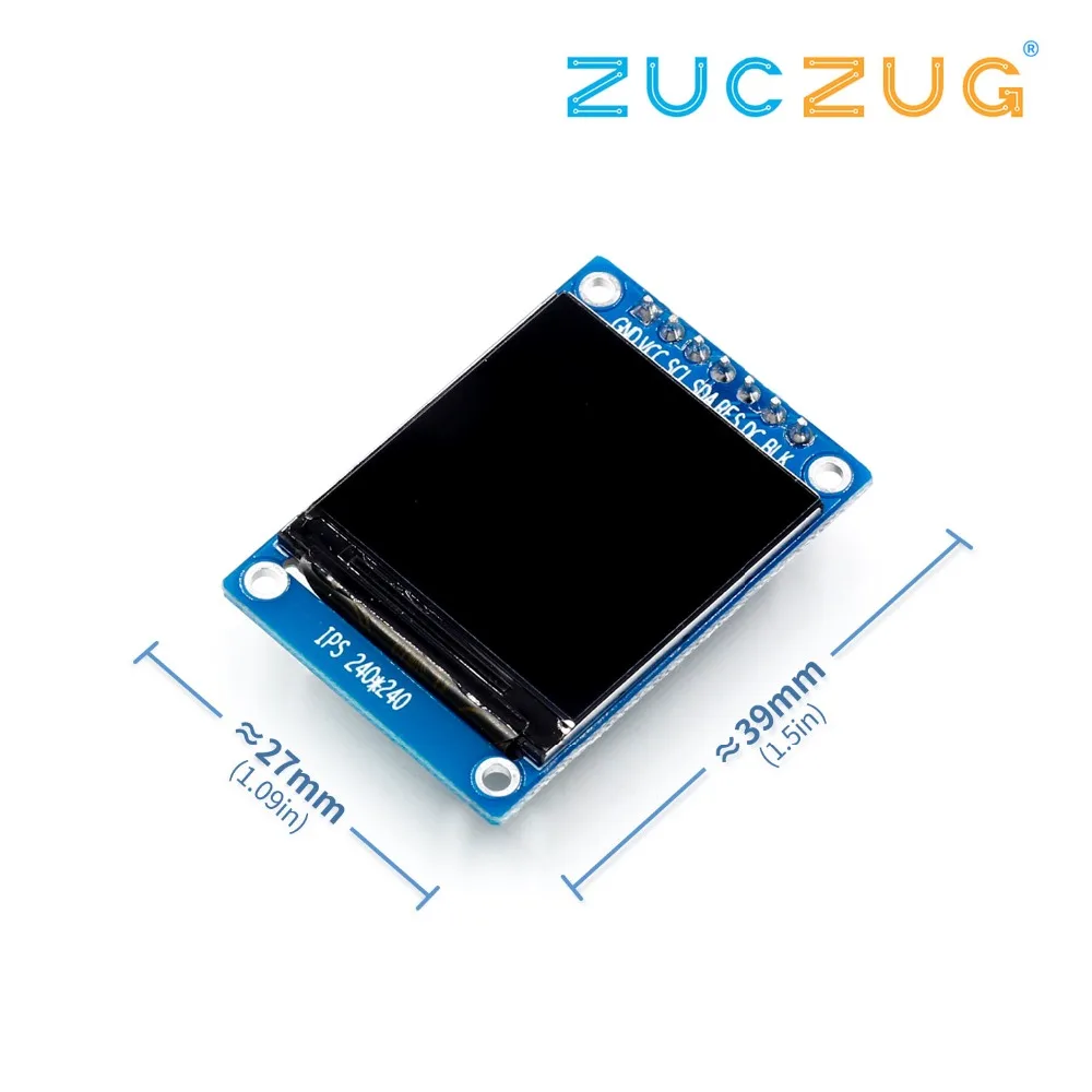 Новый IPS 1 3 дюйма В 12PIN SPI HD полноцветный TFT экран ST7789 Привод IC 240*240|Интегральные