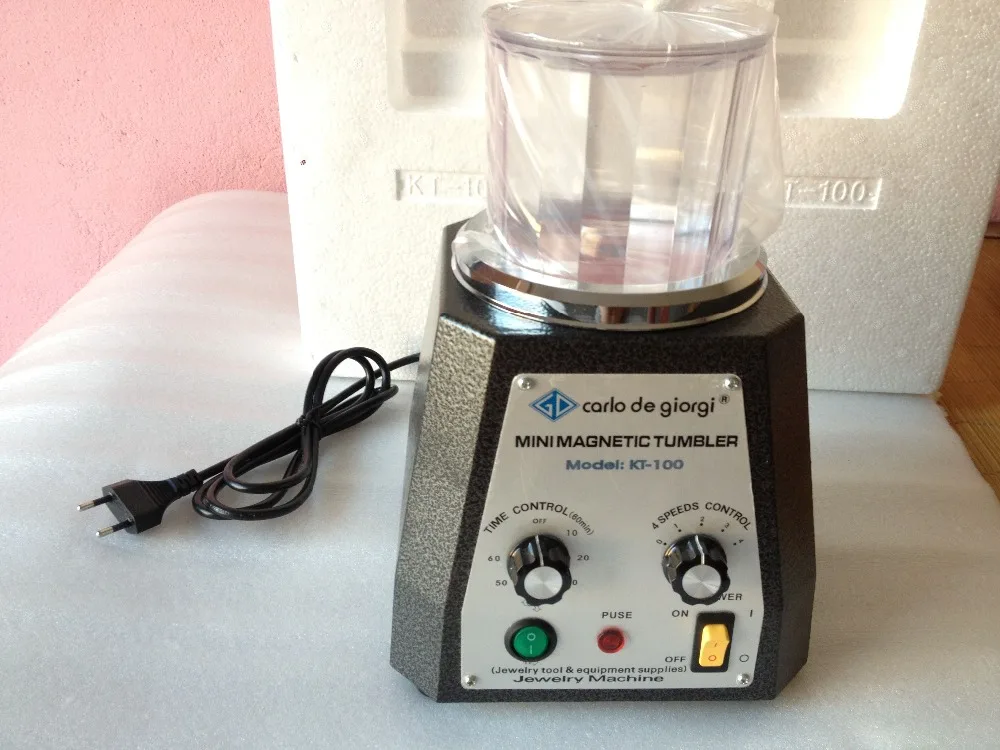 

Magnetic Tumbler 100mm Jewelry Polisher & Finisher Finishing Polishing machine