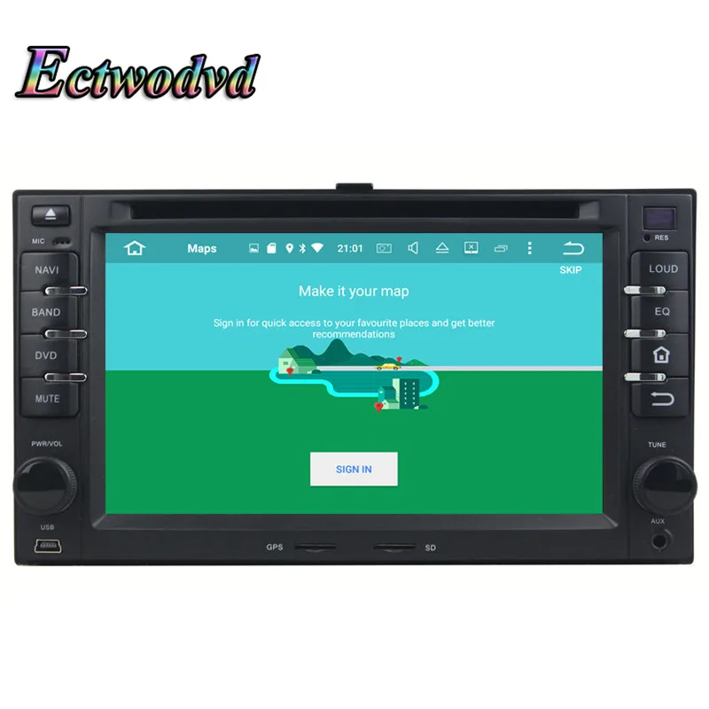 Ectwodvd Восьмиядерный 4G + 64G Android 9 0 Автомобильный мультимедийный dvd плеер