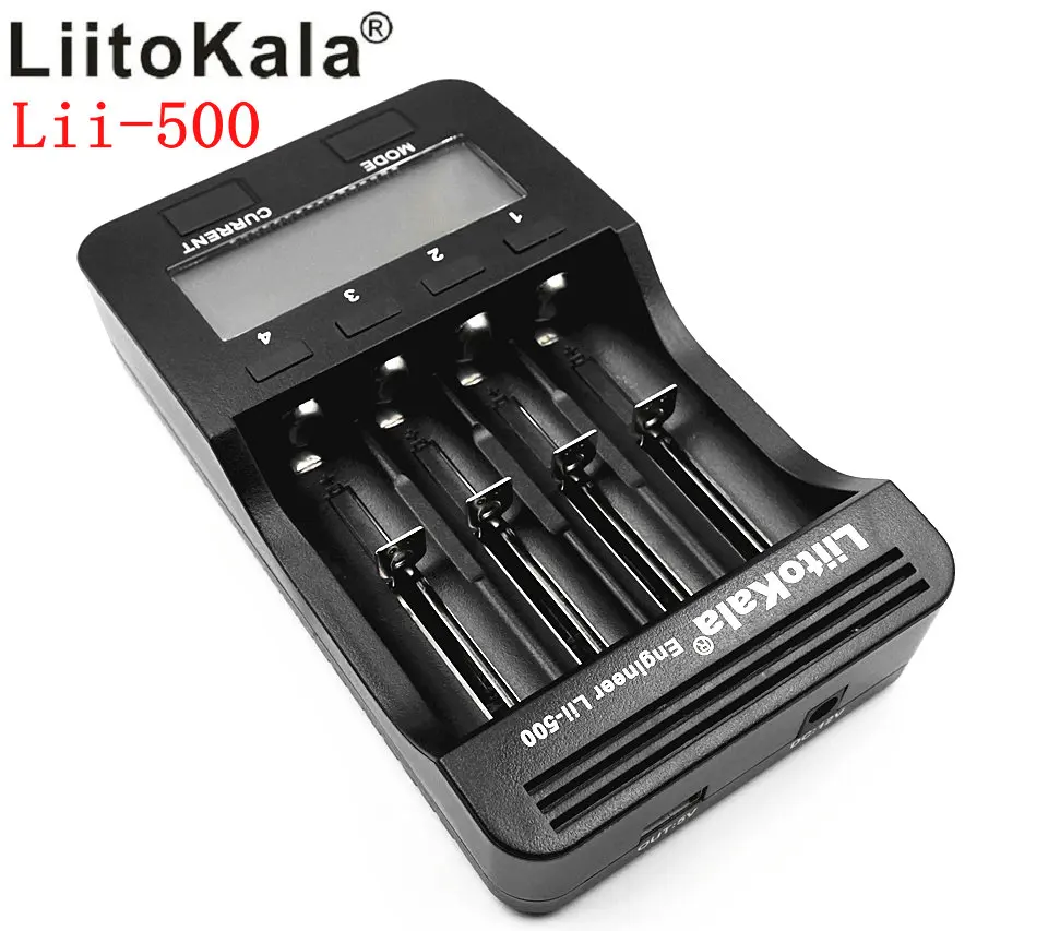 LiitoKala Lii 500 LCD 3 7 В/1 2 В AA/AAA 18650/26650/16340/14500/10440/18500/Автомобильное зарядное устройство с