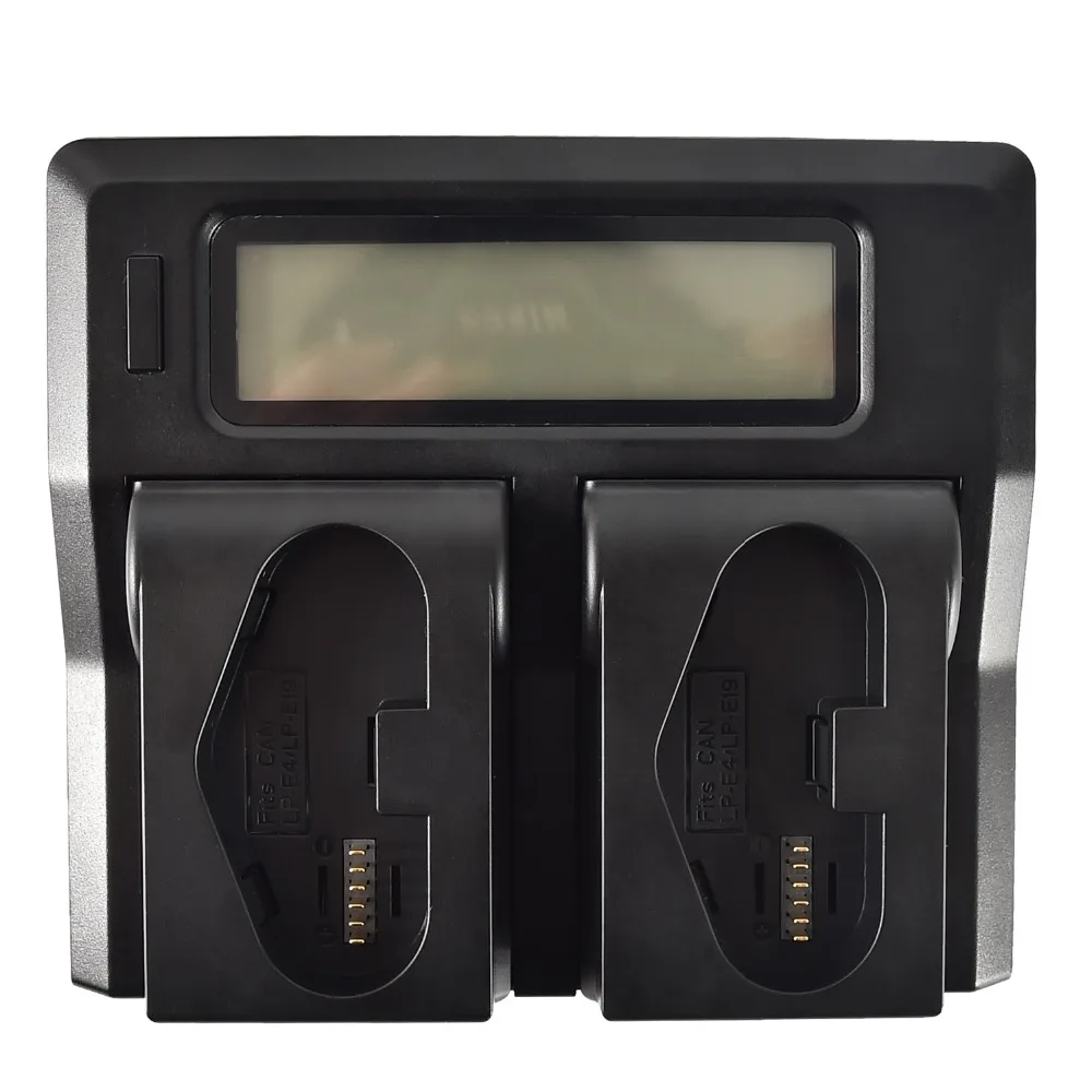 DSTE LC-E19 US Plug Dual Battery Charger with USB Port for Canon LP-E19 LP-E4N LP-E4 Camera | Электроника