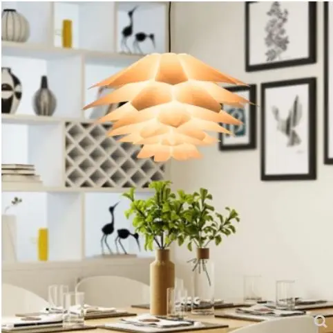 DIY Цветы лампа подвесной светильник s Лотос абажур спальня/магазины светодиодный