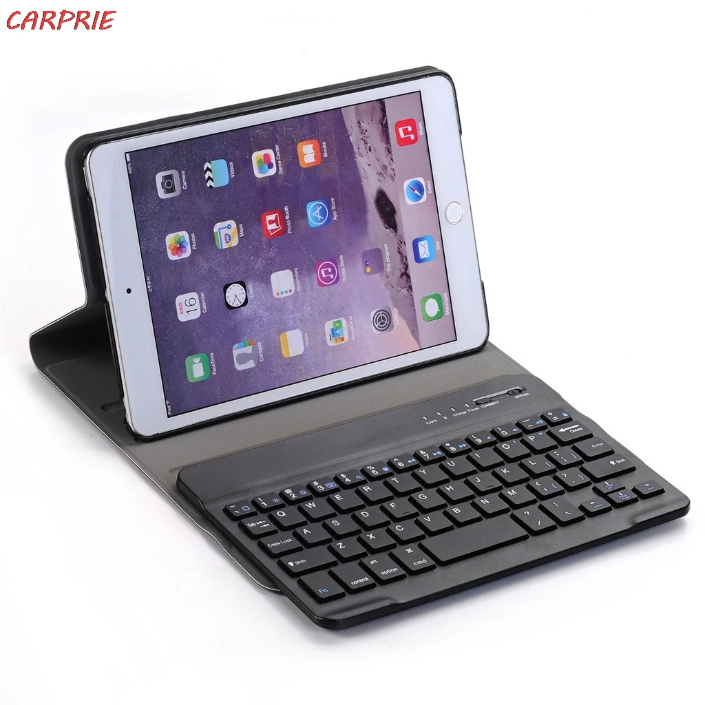 CARPRIE ультратонкий кожаный чехол со съемной Bluetooth клавиатурой для Ipad mini 1 2 3 2019