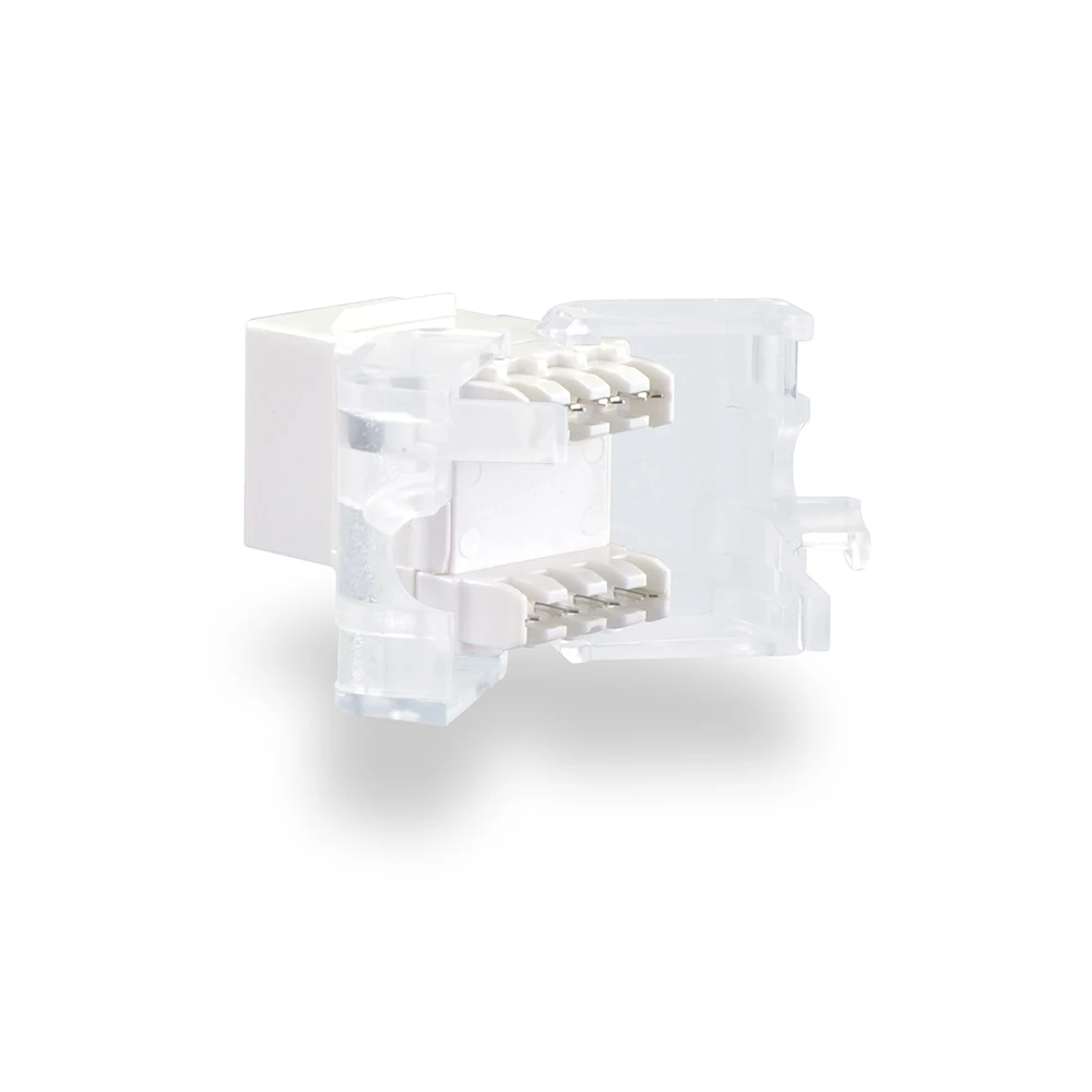 Cat6 RJ45 сплиттер адаптер Keystone LAN разъем Ethernet сетевой соединитель удлинитель модуль