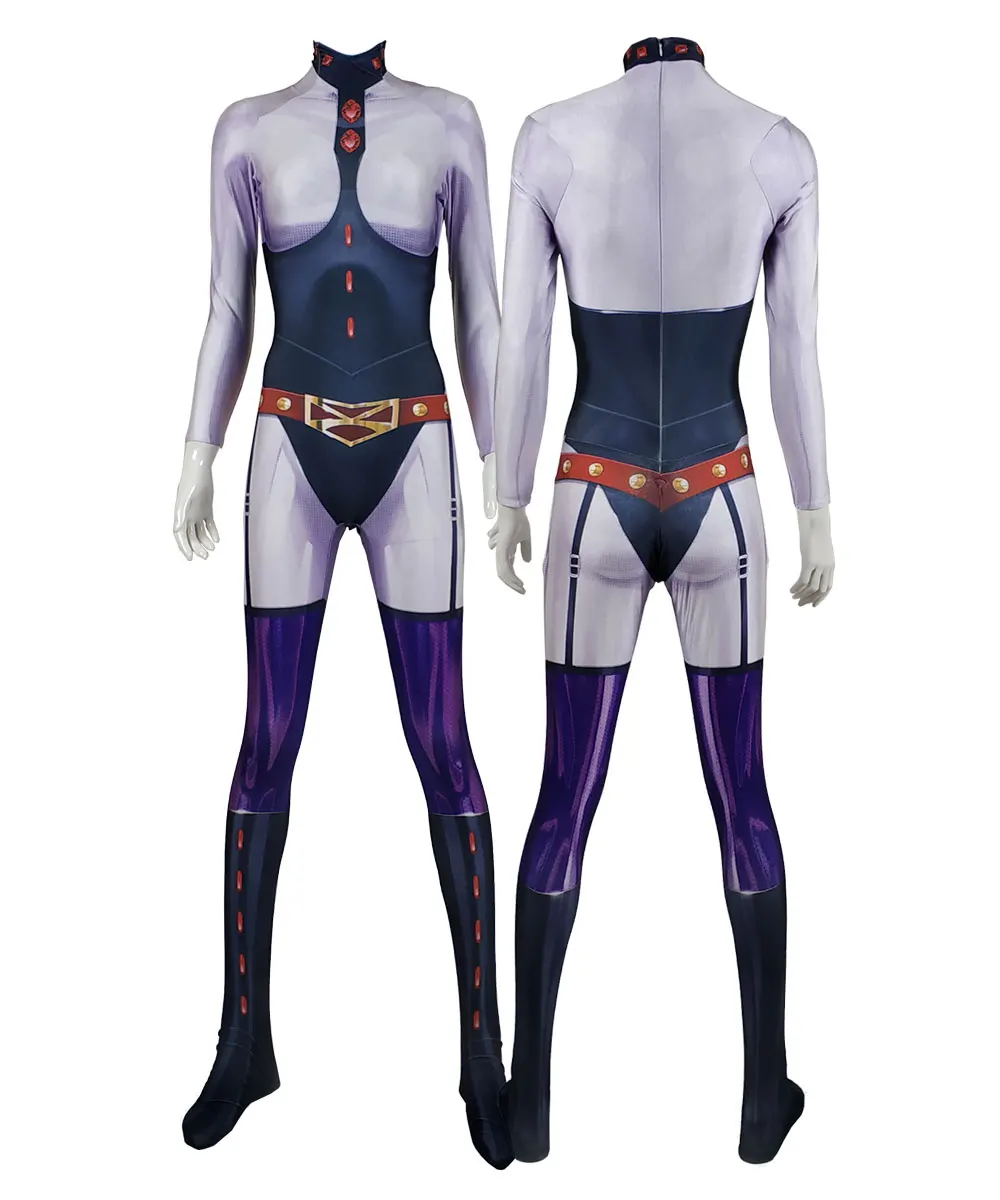 

Midnight Nemuri Kayama My Hero Academia Cosplay costume Superhero Bodysuit Spandex Zentai Halloween Party suit free delivery