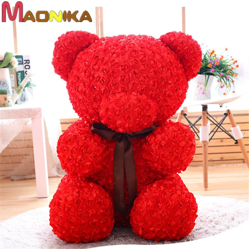 

60CM Valentine's Day Gift Rose Bear Plush Toys Stuffed Full Of Love Romantic Teddy Bears Sweet Smell Doll GirlFriend Present