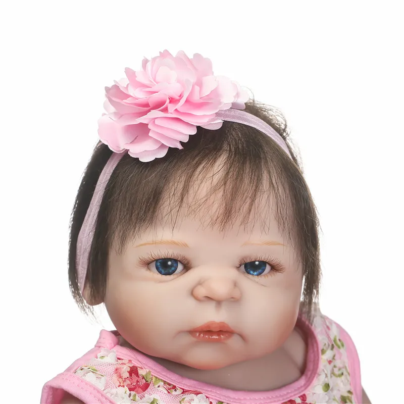 NPK bebe куклы игрушки 23 &quotПолное Тело силиконовые возрожденные девочка