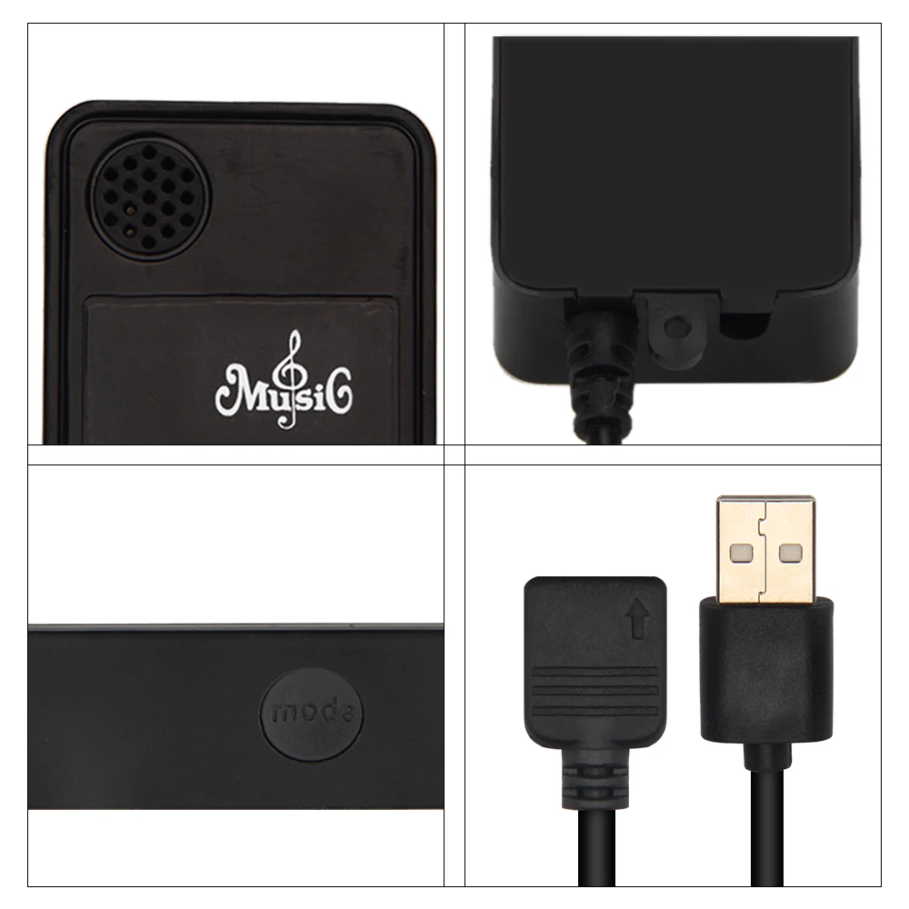 DC5V USB Музыка RGB светодиодная лента Набор 0 5 м/1 м/2 М 5050 Светодиодная