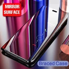 Зеркальный флип-чехол для Huawei Honor 10 lite, легкий чехол с полным покрытием, защитный кожаный чехол для телефона Honor 10i, чехол-бампер с подставкой