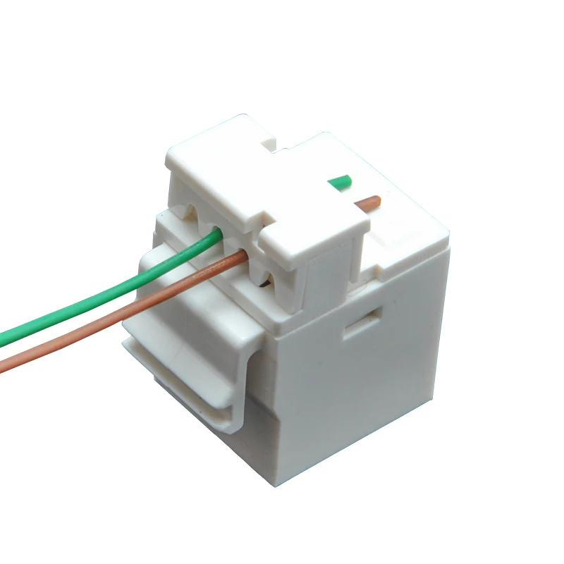 Телефонный модуль голосовой RJ11 6P4C Keystone гнездо соединителя телефона Розетка без