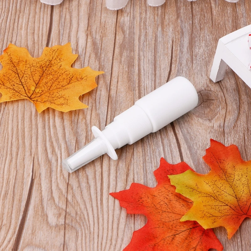 10ml Portable Plastic Mist Nasal Spray Bottle Reusable For Medical Packaging White New | Красота и здоровье