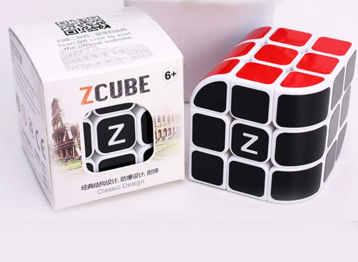 Новейший 3 x3x3 Zcube Penrose волшебный куб головоломка кубики скорость Cubo квадратная головоломка Подарки Развивающие игрушки для детей - Цвет: White body