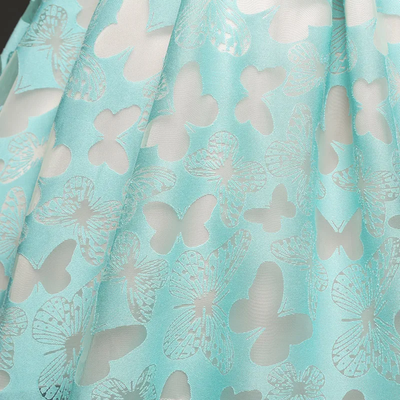 Платье принцессы с цветочным узором для девочек детские летние платья детское
