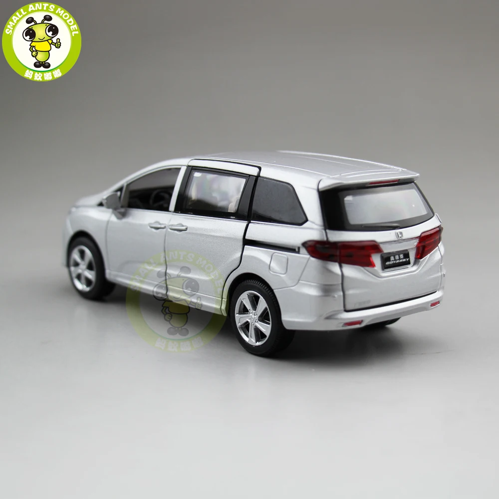 1/32 JACKIEKIM Odyssey MPV литая под давлением Металлическая Модель автомобиля игрушки для детей Детское звуковое освещение Вытяните назад подарки коллекция хобби