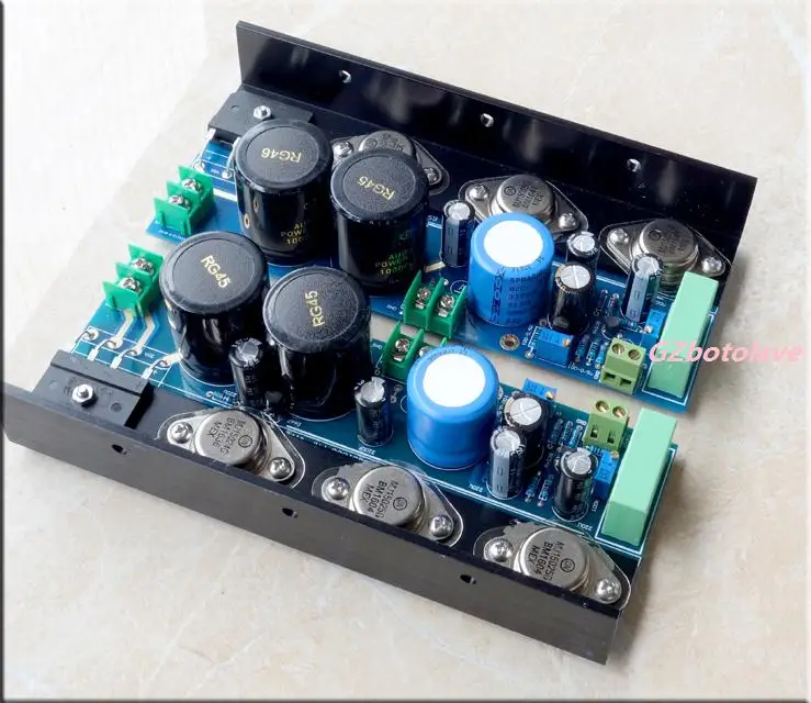 Новое поступление Wei Liang A6 золотистый герметичный MJ15024 MJ15025 чистый Hi Fi усилитель