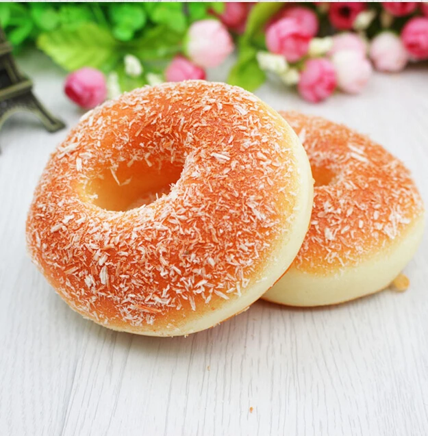 Мягкие антистрессовые игрушки для кухни, игрушки для приготовления пищи, картофель фри, банан, мягкая Сжимать Пресс, медленно поднимающийся хлеб, торт, мягкие игрушки